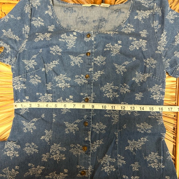 Vintage Eddie Bauer Denim Maxi Dress - Picture 6 of 9